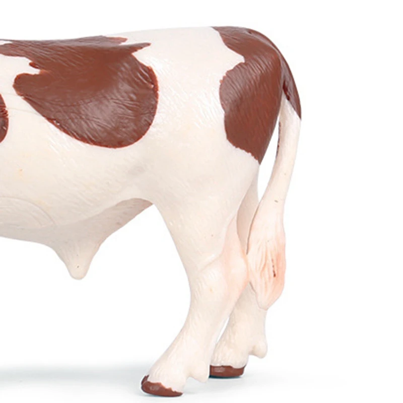 

Plastic Frieve Bull Cattle Animals Action Figures Static Cute Model Collection Cow Model Toys for Kids