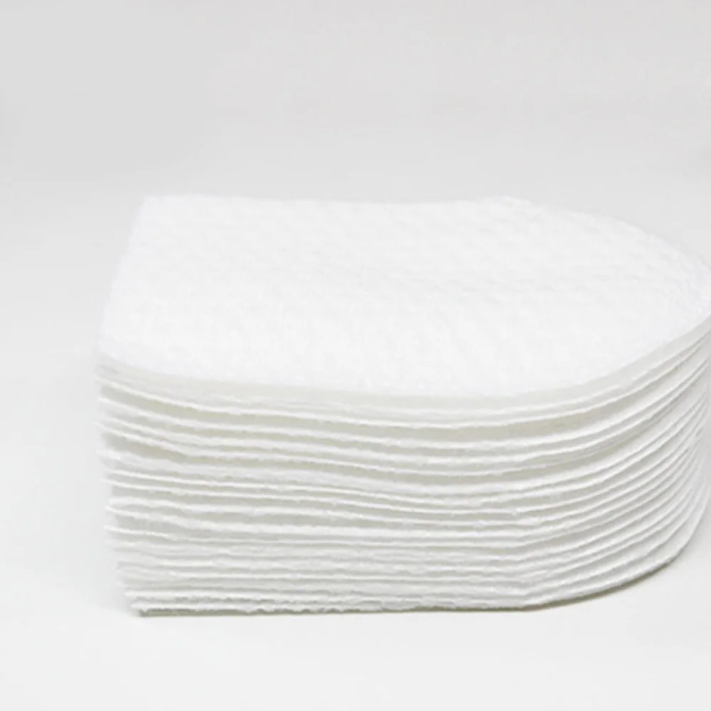 

240pcs U-shaped Pocket Cotton Pad Makeup Facial Cotton Pads Cosmetic Pad with Storage Box for Face Make Removing