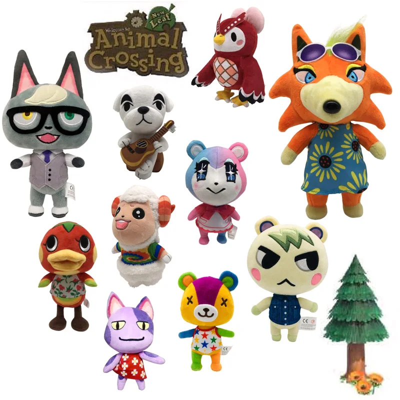 

New Anima Crossing Plush Doll Switches Amiib Raymond Anima Crossing Plushie Toy Slider Stuffed Doll Birthday Gifts