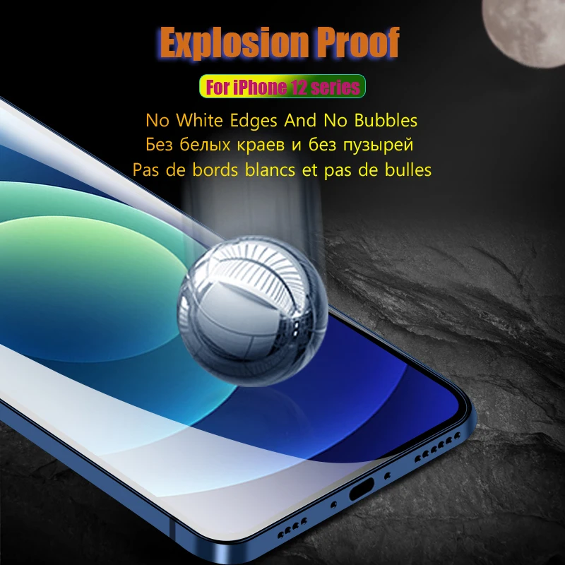 Гидрогелевая пленка 300D для iPhone полное покрытие 11 12 Pro MAX Mini защита экрана Apple 7 8 Plus X