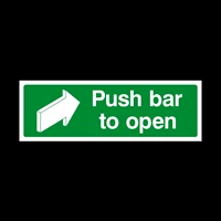 push bar to open 300x100mm plastic sign or car stickers ee13 waterproof vinyl for car motos