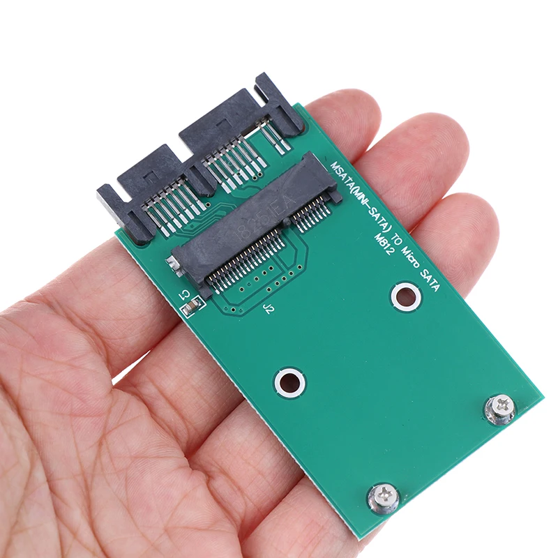 1 шт. Mini PCIe PCI e mSATA 3x5 см SSD до 8 &quotMicro SATA адаптер конвертер карта|Компьютерные кабели