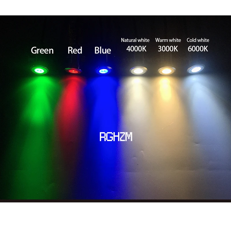 Встраиваемые светодиодные палубные светильники 1 Вт 3 5 7 подземные наружные