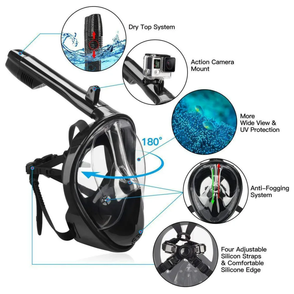 SABOLAY Улучшенная противотуманная маска для дайвинга очки детей и взрослых S/M L/XL