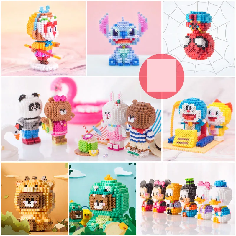 Оптовая продажа 10000 шт./лот смешанные цвета 5 мм бусины высокого класса hama для