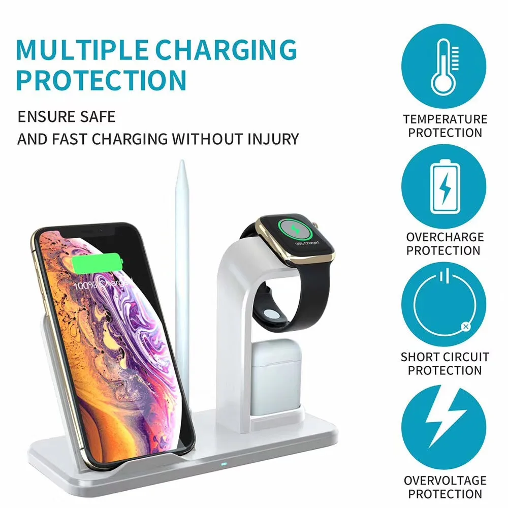 SZYSGSD 10 Вт Беспроводное зарядное устройство для iPhone X XS Max 8 Беспроводная зарядная площадка для Apple watch Быстрая зарядка для Samsang galaxy S9 s10