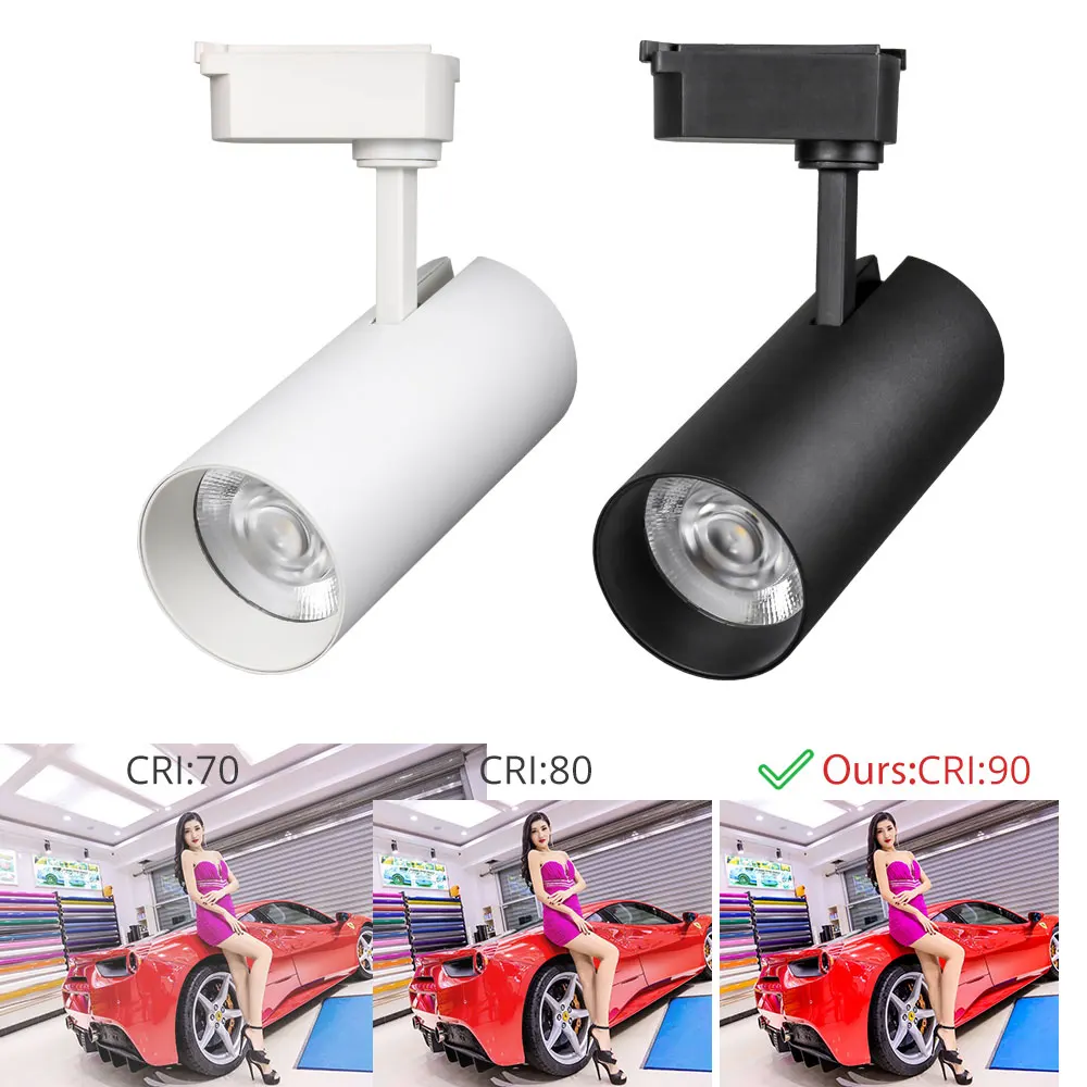 Светодиод для трекового светильника 30 Вт COB Rail прожекторы светильник точечные