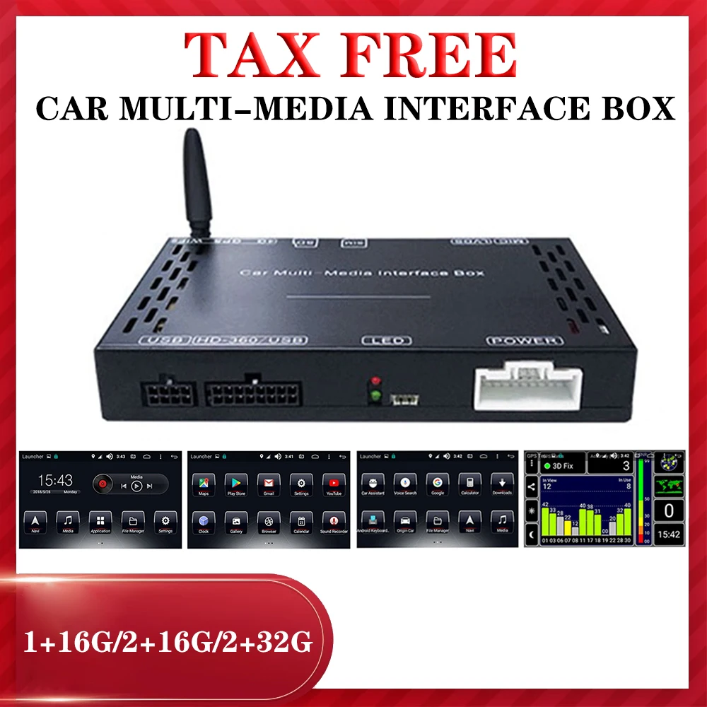 

Wireless Apple decoding boxAndroid Auto Interface Decoder for BMW Car multimedia player Wireless Mirror Carplay Box Video AI BOX