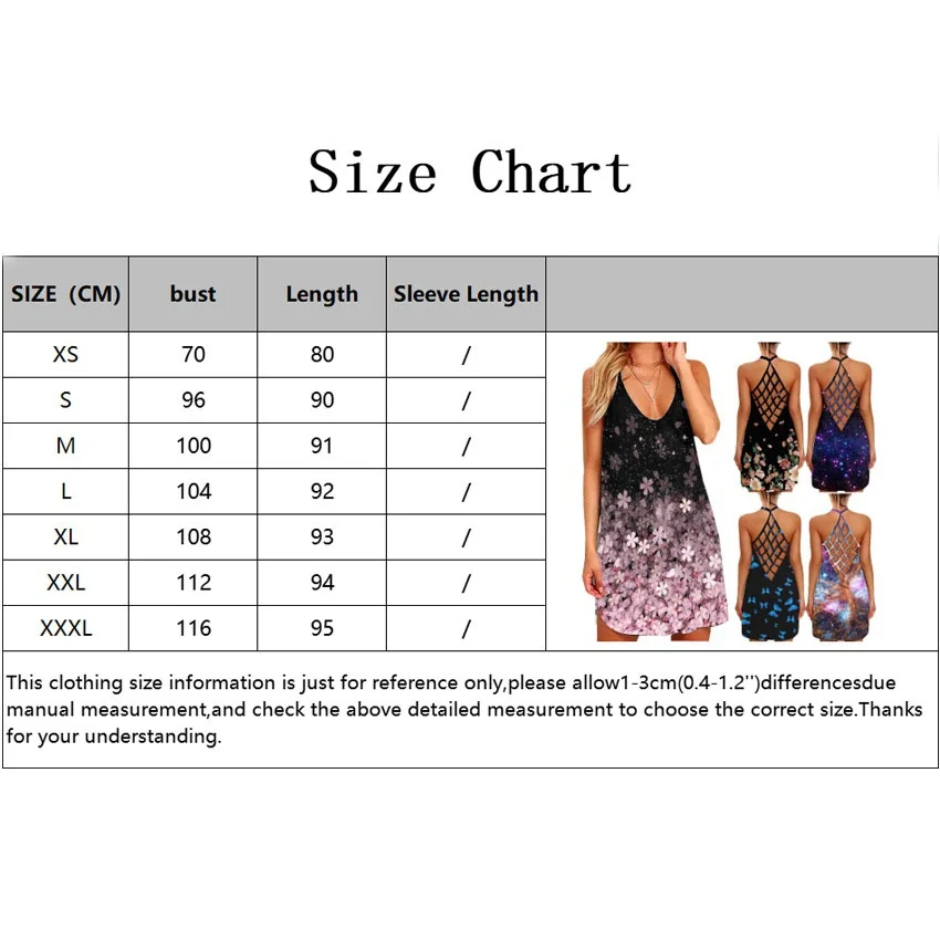 

Plus Size Women Fashion Loose Casual Floral print sleeveless Hollow out Backless sexy summer dress Sling dress Strap dress