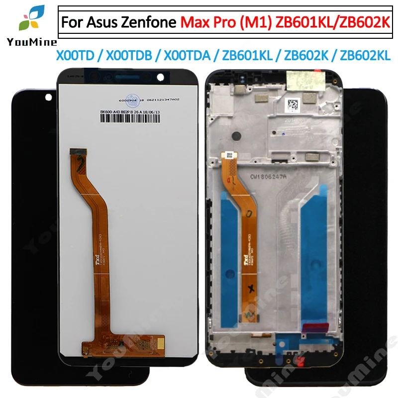 ЖК-дисплей для ASUS ZenFone Max Pro (M1) ZB601KL ZB602KL дисплей с сенсорным экраном и дигитайзером