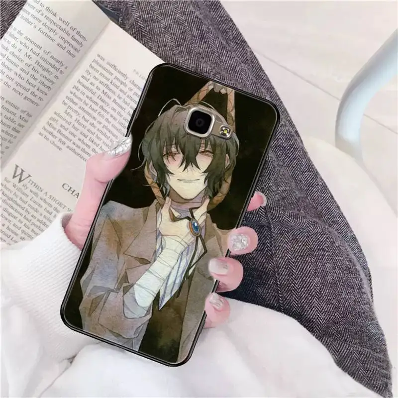 TOPLBPCS Bungo Stray Dogs Twin Dark Osamu Dazai Phone Case for Samsung A51 01 50 71 21S 70 31 40 30 10 20 S E 11 91 A7 A8 2018