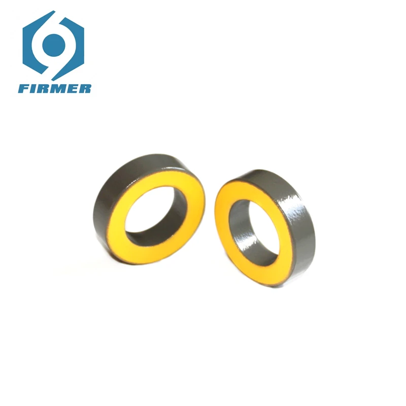 Ferrite Cores 50.8x31.8x14 mm 5 pcs Toroid Core Chokes Ring Iron Powder Inductor Rings Grey Yellow | Обустройство дома