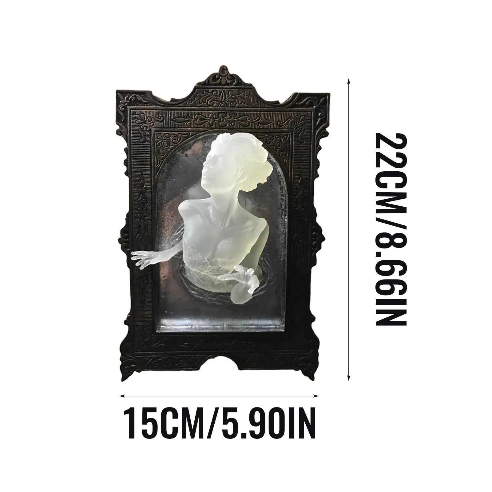 

Glow In The Dark New Luminous Magic Mirror Statue Sculpture Art Canvas Modern Family Bedroom Furnishing Toys Children's Toy 2021