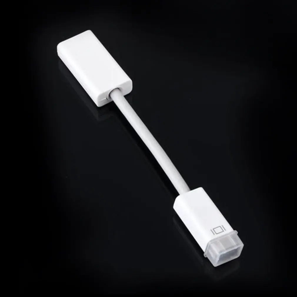 Mini DVI Мужской к HDMI Женский Кабель для монитора конвертер видеоадаптера Kable Кабо шнур 1080P для Apple Mac Macbook Прямая