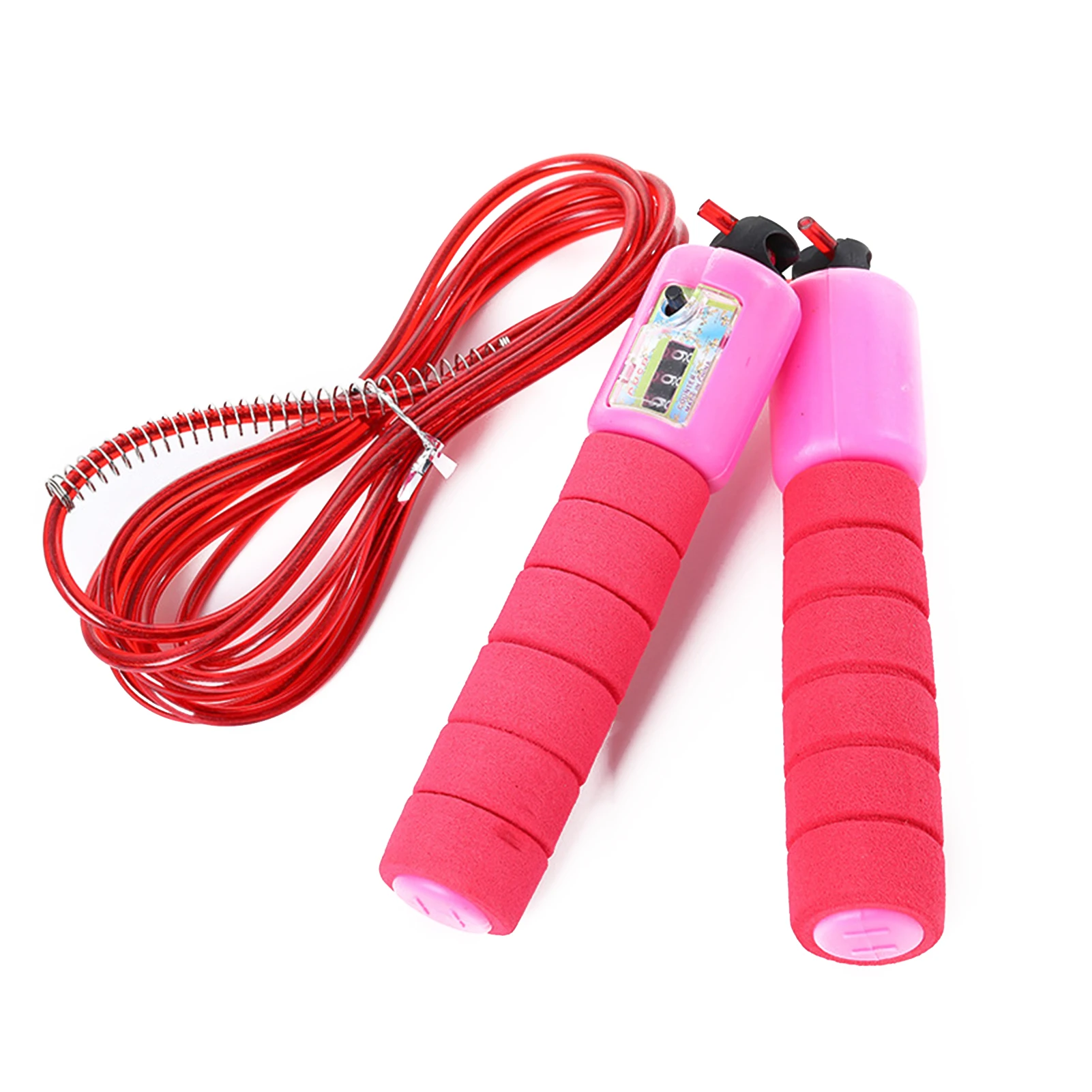 

Jump Rope with Counter Adjustable Skipping Steel Wire Rope Anti Winding Wear Resistant Workout for Indoor Outdoor YA88