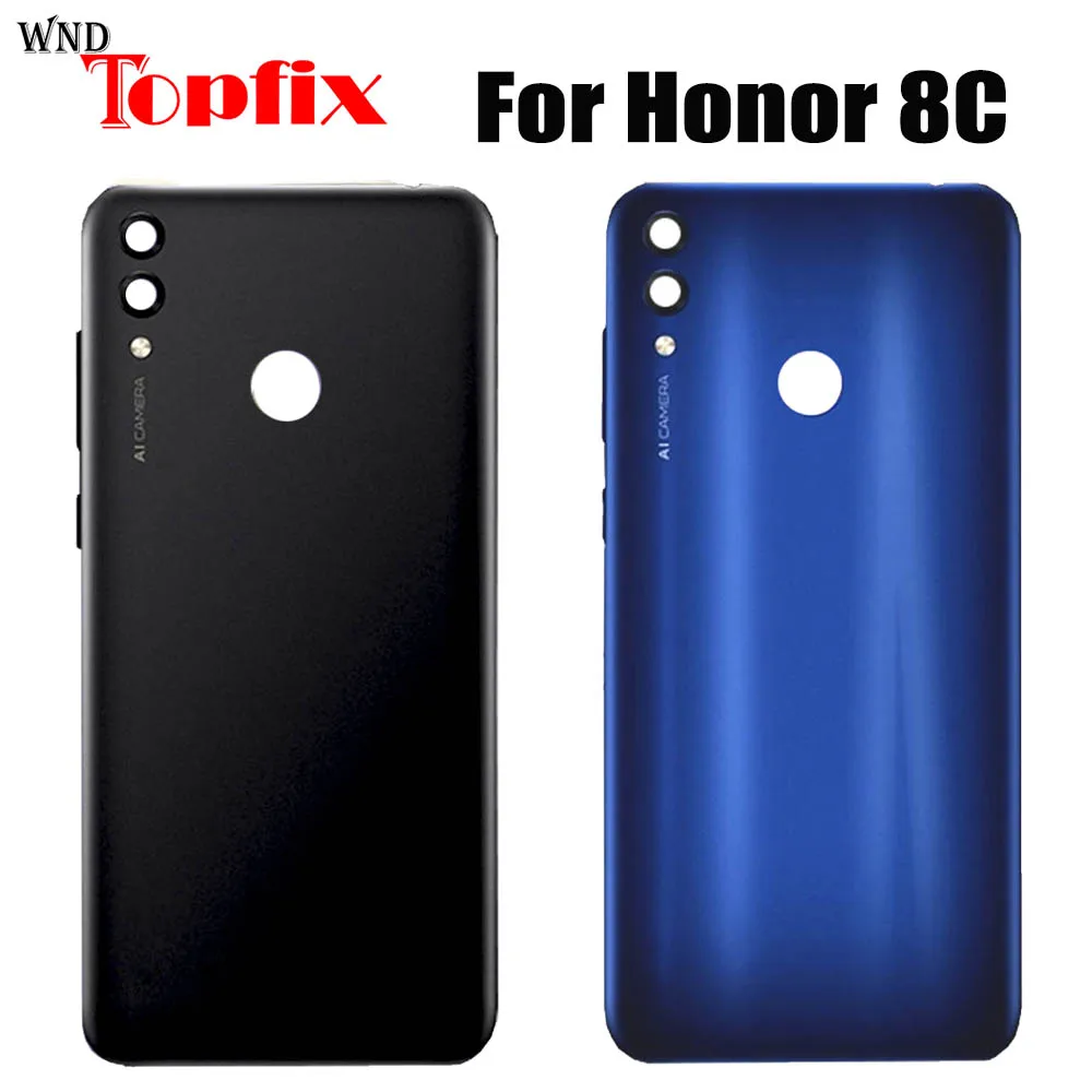 Полностью новый для Huawei Honor 8C задняя крышка батарейного отсека задний корпус