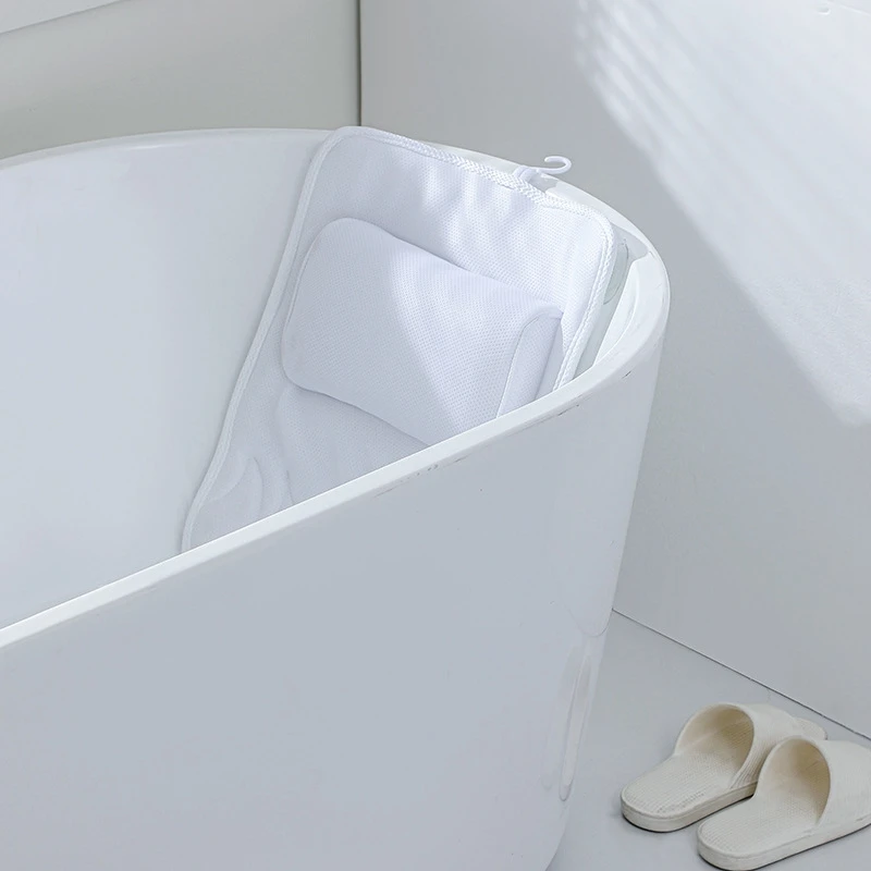 

Full Body Bath Pillow for Tub,Bathtub Pillow Mat with Suction Cups, for Head, Neck Support,Air Mesh Bath Pillow