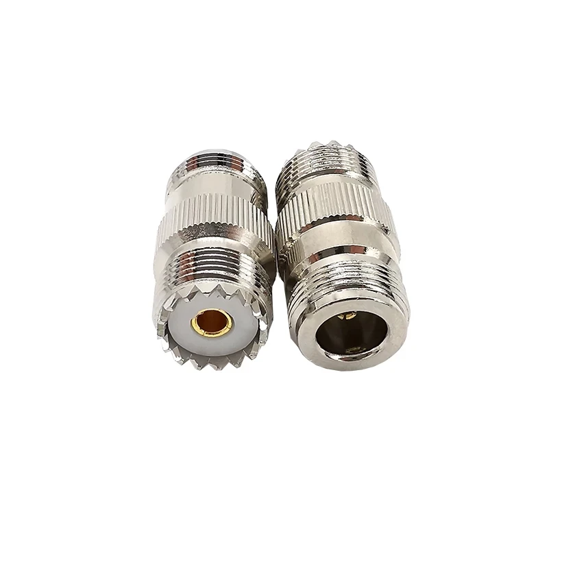 

2/1pcs UHF Female to N Female RF Coaxial Adapter PL259 SO239 UHFTo N Jack Connector