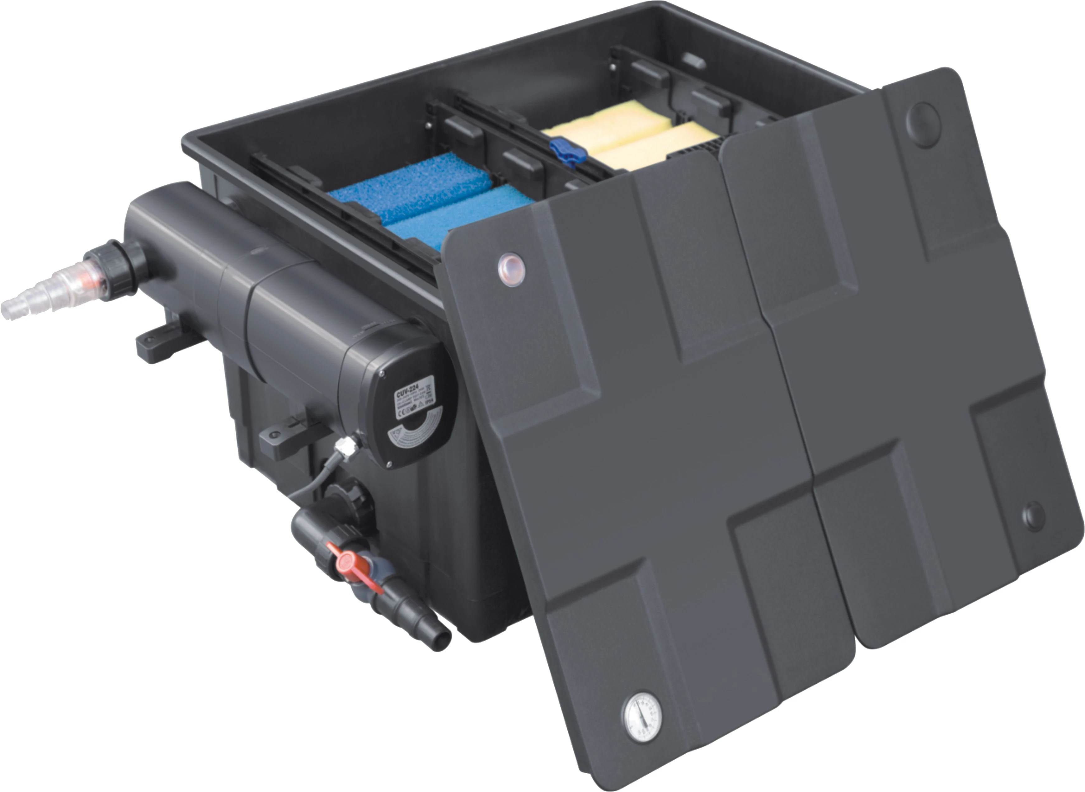 Биохимический фильтр для пруда Kio коробка фильтров садового бассейна и рыбного