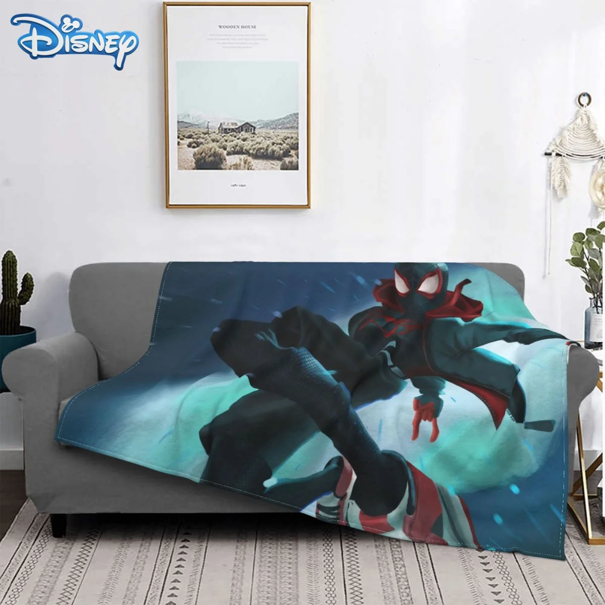 

Disney Marvel Spider-Man Plush Blanket 3D Printing Sherpa Adult Children Blanket Soft Warm flannel Throw Sofa Bed Cover Plaid