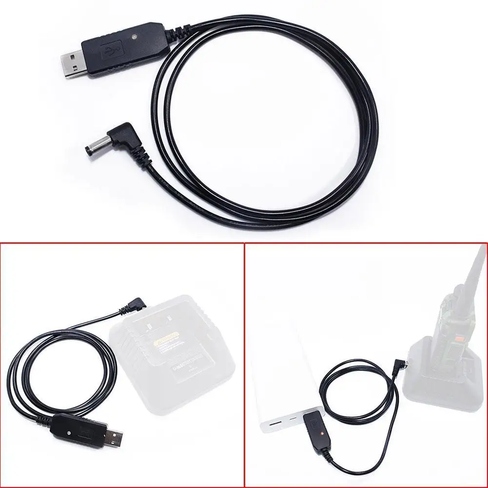 

Walkie Talkie Usb Cable Voltage Boost Charging Cord Uv-5r Radio 5v Two 9v Wire Uv82 Charger To Way Charge For Baofeng Usb I5W1