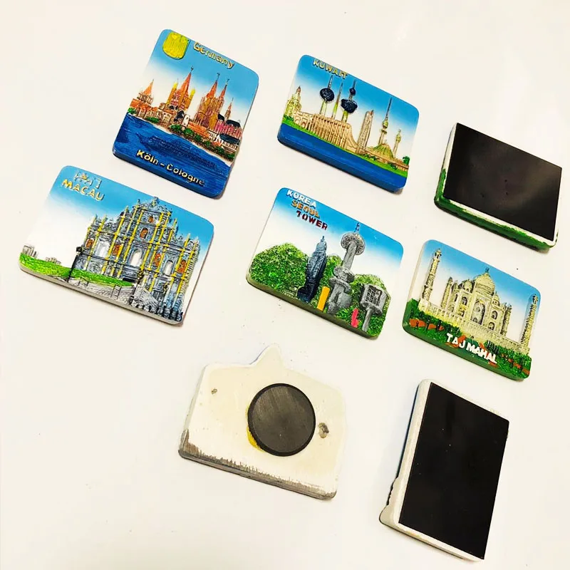 Магниты на холодильник Harbin магниты из Южной Кореи в Шанхае Кувейте Германия Taj Mahal