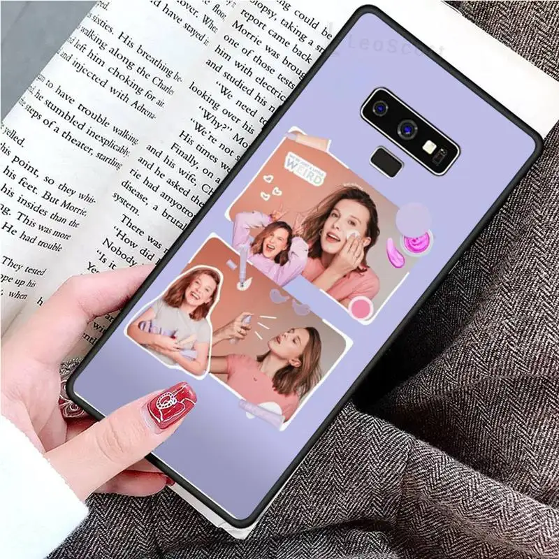 

Millie Bobby Brown Phone Case For Samsung Galaxy S8 S9 S10 Plus S10E Note 3 4 5 6 7 8 9 10 Pro Lite cover
