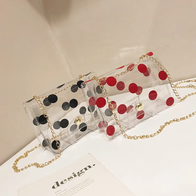2019 новые Брендовые женские сумки-мессенджеры повседневные сумки с цепью из ПВХ