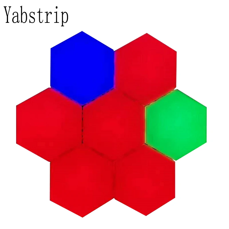 10 шт. цветная яркая светодиодная Квантовая лампа сенсорный датчик Ночная