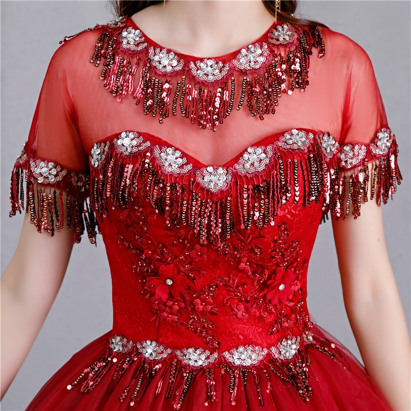 Цветное свадебное платье новинка корейский стиль изящное милое короткое