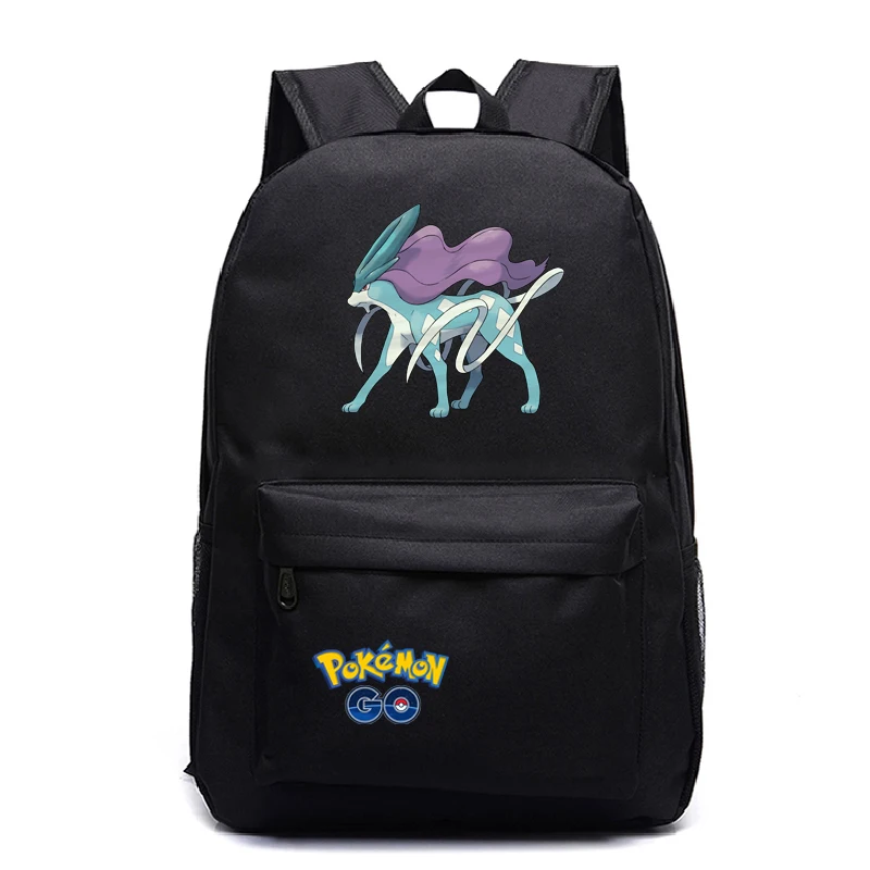 C2 Mochila Pokemon рюкзаки для школы подростков девочек Sac Dos Аниме Пикачу сумка plecak ноутбук унисекс мультфильм Backbag 41-44 - Color: C2
