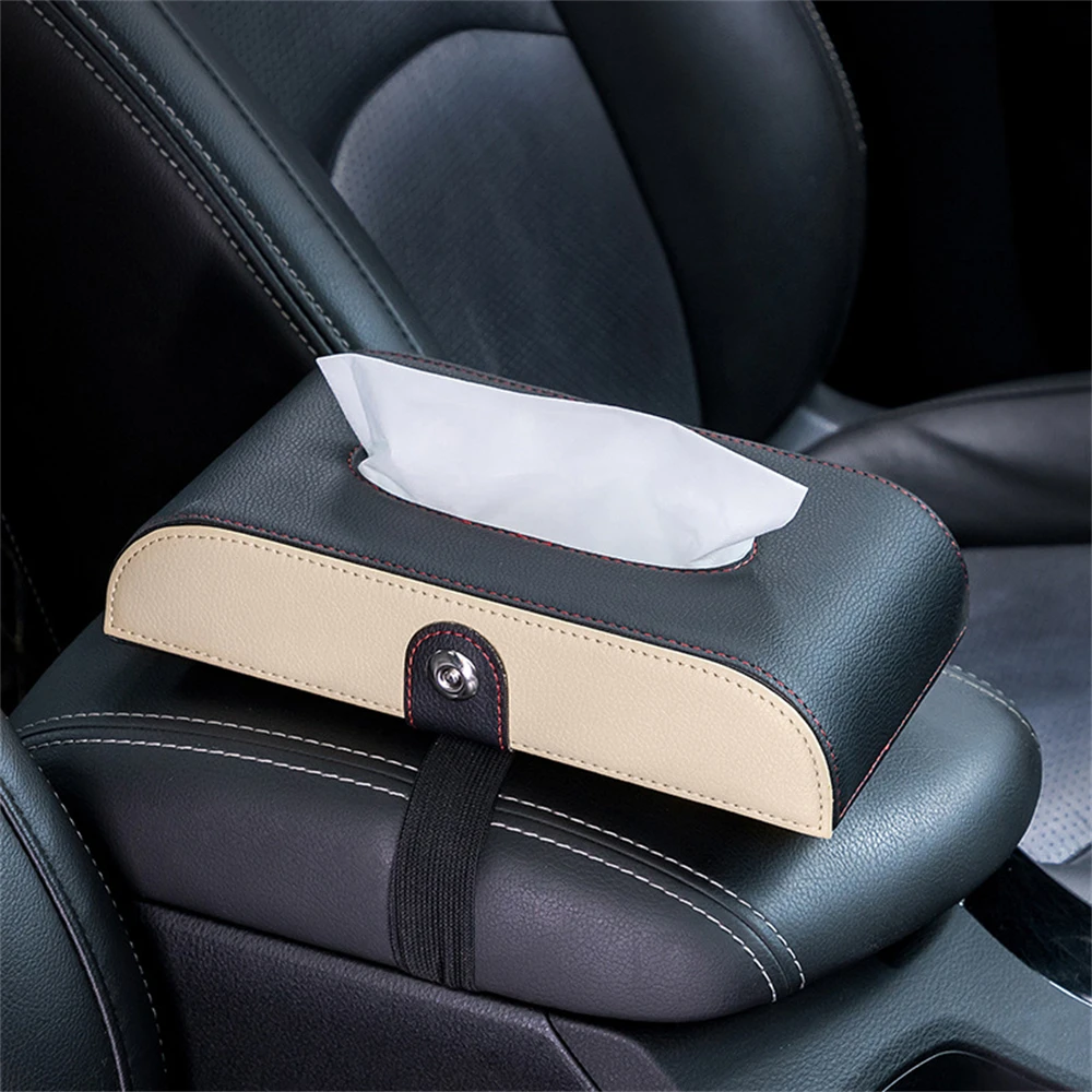 

Универсальный подлокотник для автомобиля, кожаный чехол для заднего сиденья, бумажный держатель для салфеток для автомобиля и дома, чехол ч...