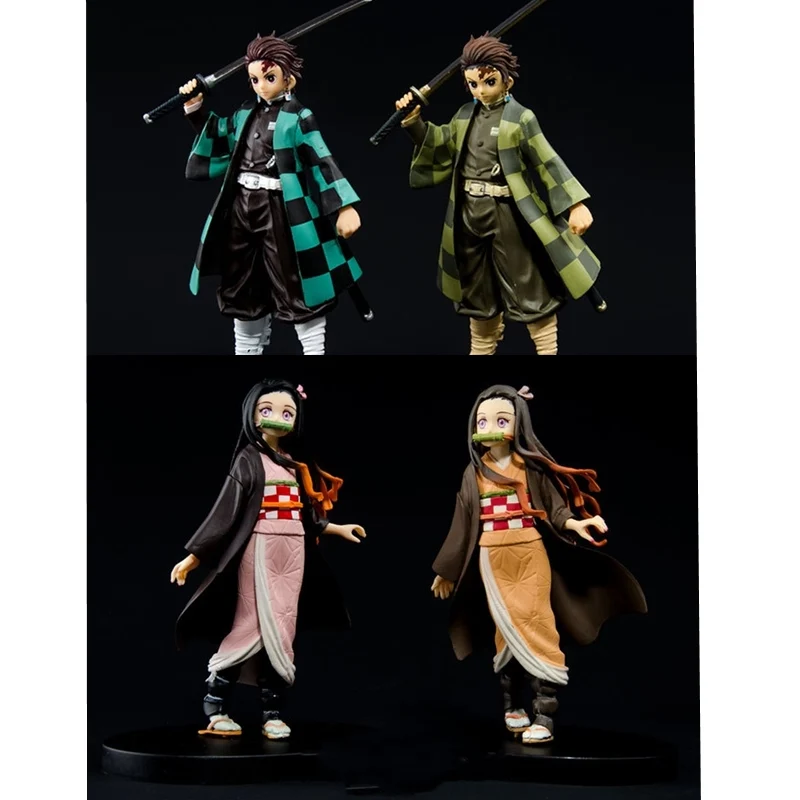 Аниме Фигурка демона убийцы Kimetsu No Yaiba Hashibira Inosuke Kamado Tanjirou Agatsuma Zenitsu Nezuko ПВХ