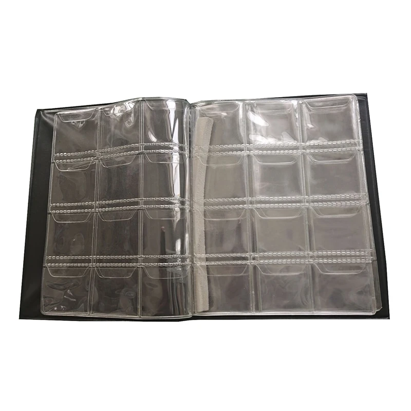 

120 Pockets Coins Collection Album Book Coin Holder Albums Collecting Money Organizer Mini Penny Coin Storage Bag Gifts