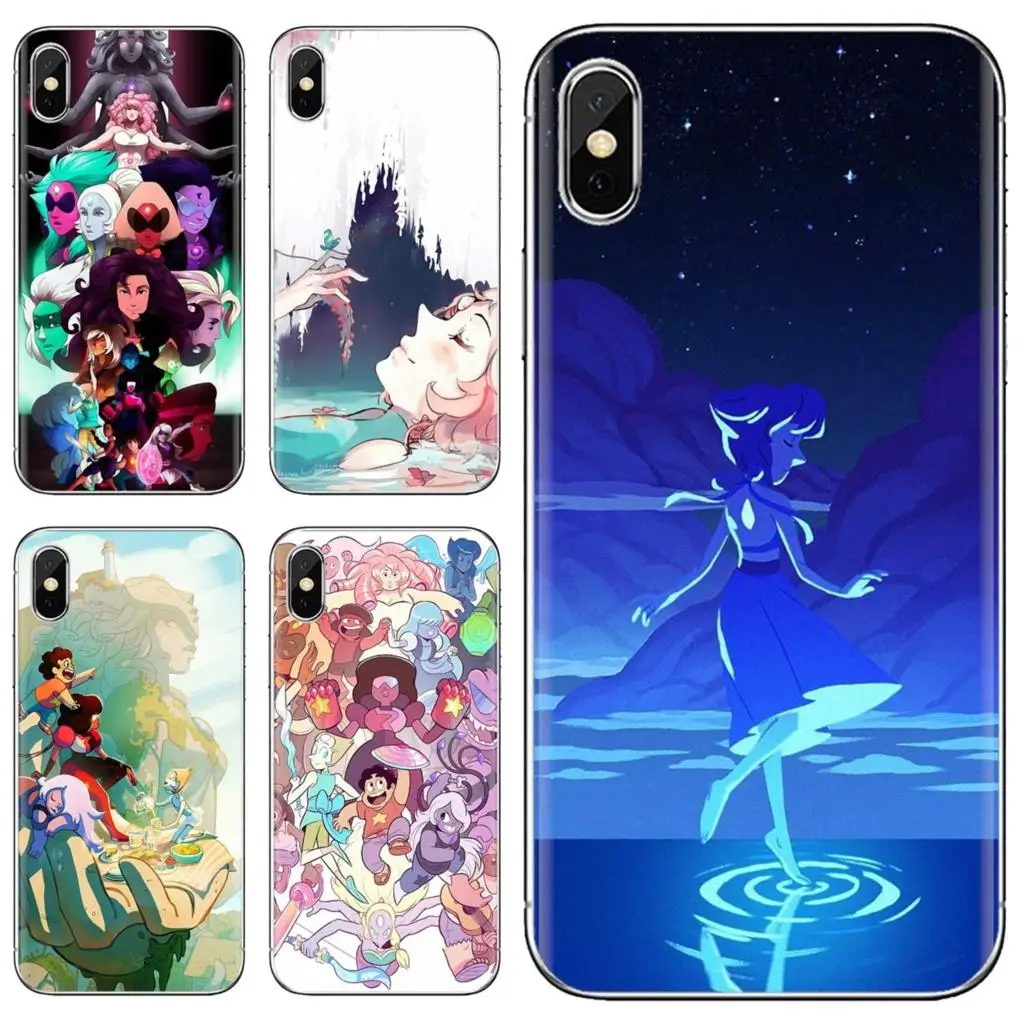 Силиконовый чехол с аметистом для Huawei Y6 Y5 2019 Xiaomi Redmi Note 4 5 6 7 8 Pro Mi A1 A2 A3 6X 5X 7A|Бамперы|