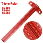 Деревообрабатывающий инструмент, 60-600 мм, Т-образная линейка