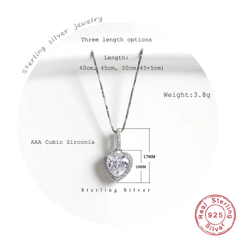 Лидер продаж модное ожерелье из стерлингового серебра 925 пробы с кулоном в виде