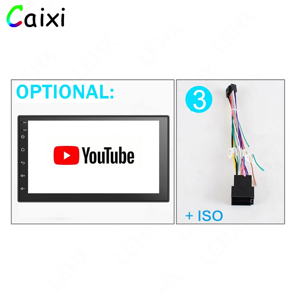 2 Din Android 8,1 автомобильный Радио мультимедиа для Nissan Volkswagen TOYOTA Honda KIA hyundai mazda Универсальный Авто Стерео gps карта - Цвет: cx-705-ISO