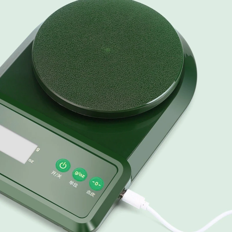 

10kg/2kg/5kg Kitchen Scale Digital Weight with Grams and Oz LCD Display Food Scale USB Rechargeable for Cooking Baking