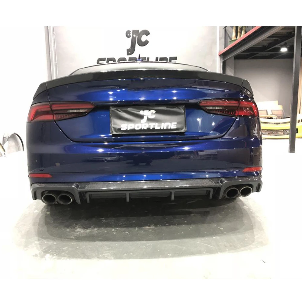 Отделка из углеродного волокна для Audi A5 S5 Sportback Hatchback 4 двери 2017 2018 2019 Стайлинг