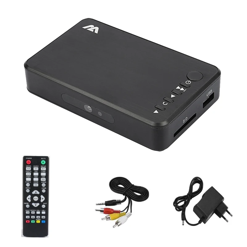 1080P Full HD мини мультимедийный плеер Autoplay USB внешний HDD медиаплеер с SD U диском