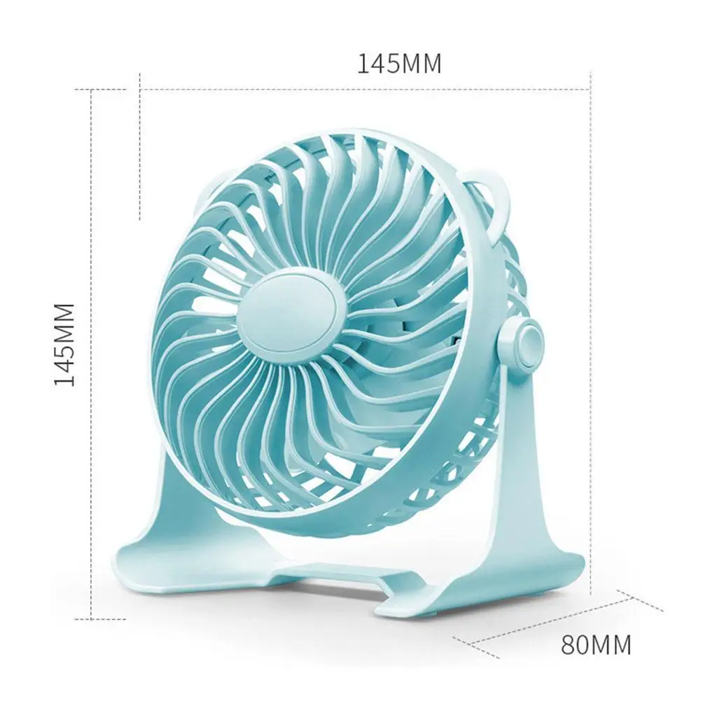

USB Desk Fan Cartoon Small Mini Silent Handheld Fan Lazy Portable Cute Charging Usb Fan For Office Bedroom