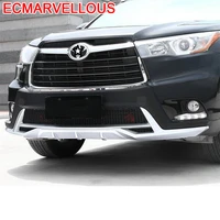 accessory automovil upgraded exterior rear diffuser styling front lip tunning car bumper 15 16 17 18 for toyota highlander
