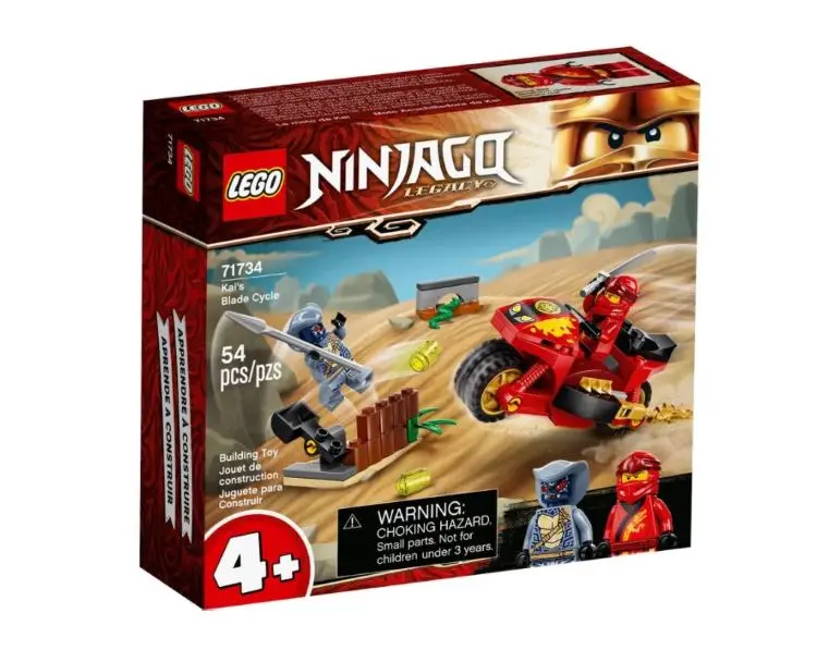 Lego ninjago 71734 kai лезвие цикл великолепные игрушки подарок на день рождения Рождество
