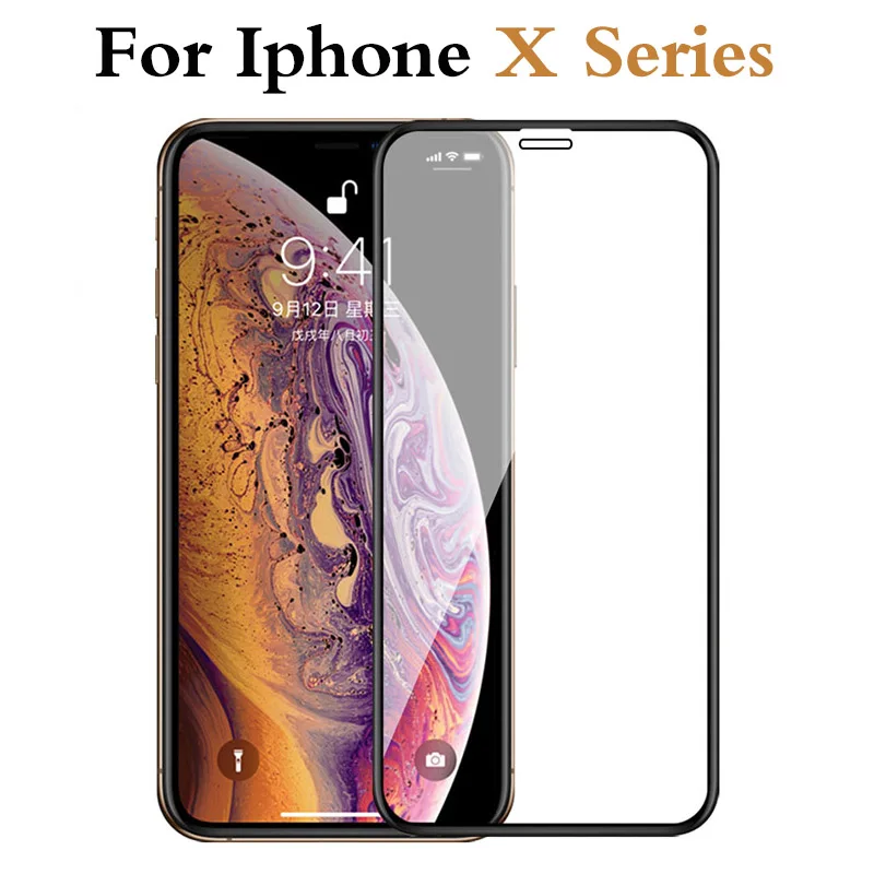 Оригинальный протектор экрана мобильного телефона для Apple iphone x xs xr защитная