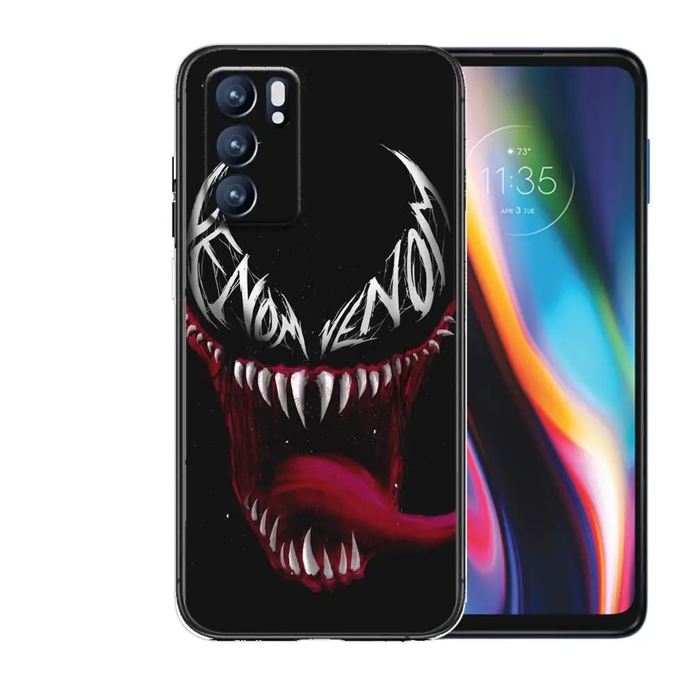 marvel venomelfor realme c3 case soft silicon back cover oppo realme c3 rmx2020 coque capa funda find x3 pro c21 8 pro a91 free global shipping