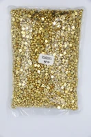 bulk package 2 12mm jelly gold hematite flat back abs round half pearl beads imitation plastic half pearl beads