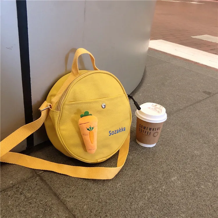 Новинка 2019 женские холщовые сумки через плечо в виде моркови и овощей женская