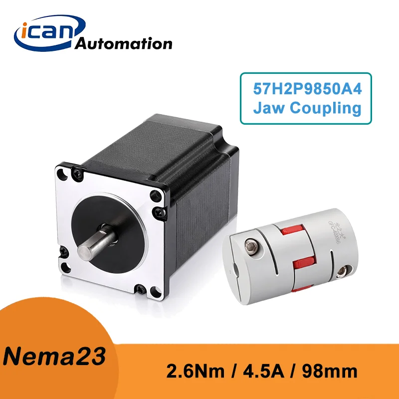 

ICAN DC Stepper Motor 2.6Nm 4.5A Shaft Adapter Flexible Coupling For Steper Motor