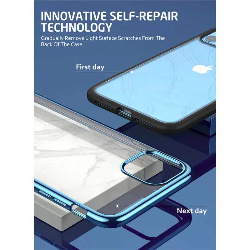 Чехол для iPhone 11 6,1() SUPCASE UB электро-металлический гальванический+ Гибридный чехол из ТПУ с встроенным защитным экраном